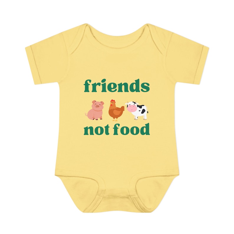 Friends Not Food Infant Onesie image 3