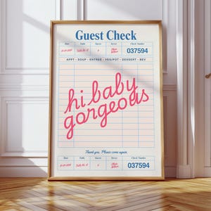 Hi Baby Gorgeous Bravo Quote Wall Art Real Housewives of Salt Lake City