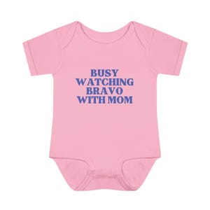 Busy Watching Bravo with Mom | Infant Onesie image 7