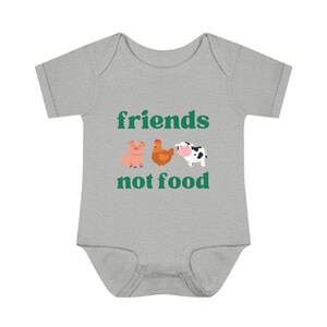 Friends Not Food Infant Onesie image 9