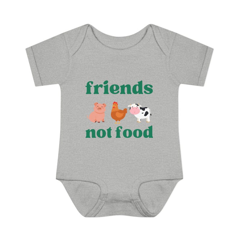 Friends Not Food Infant Onesie image 9