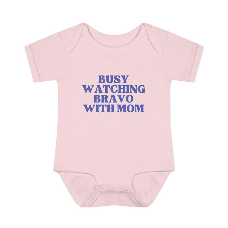 Busy Watching Bravo with Mom | Infant Onesie image 8