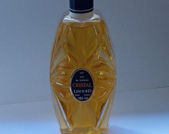 Vintage Lesourd Cristal Eau de Toilette Splash 185 ml Paris Frankreich