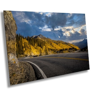 Highway To The Aspens, Colorado Autumn Photography Print/Canvas/Acrylic/Metal