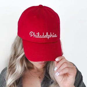 Embroidered Philadelphia Dad Hat: Adjustable Philly Sports Fan Baseball Cap