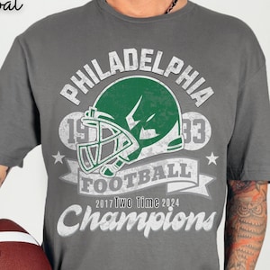 Philadelphia Football Champions T-shirt, Vintage Philly Football Shirt, Philadelphia Fan Gift, Soft Unisex Tee Shirt, Football Fan Tee Shirt