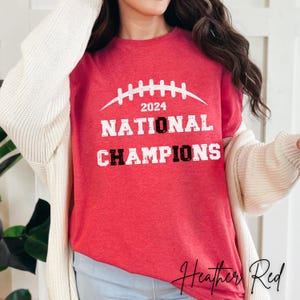 Ohio 2024 National Champions Shirt, Football Game Day Tee Shirt, Ohio Football Fan Gift, College Football Champs, Student Gift, Alumni Gift