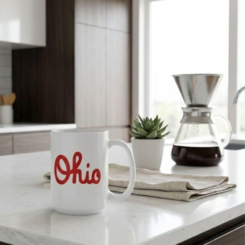 PicklesPiperPrints Ohio Script Mug - Thumbnail 4
