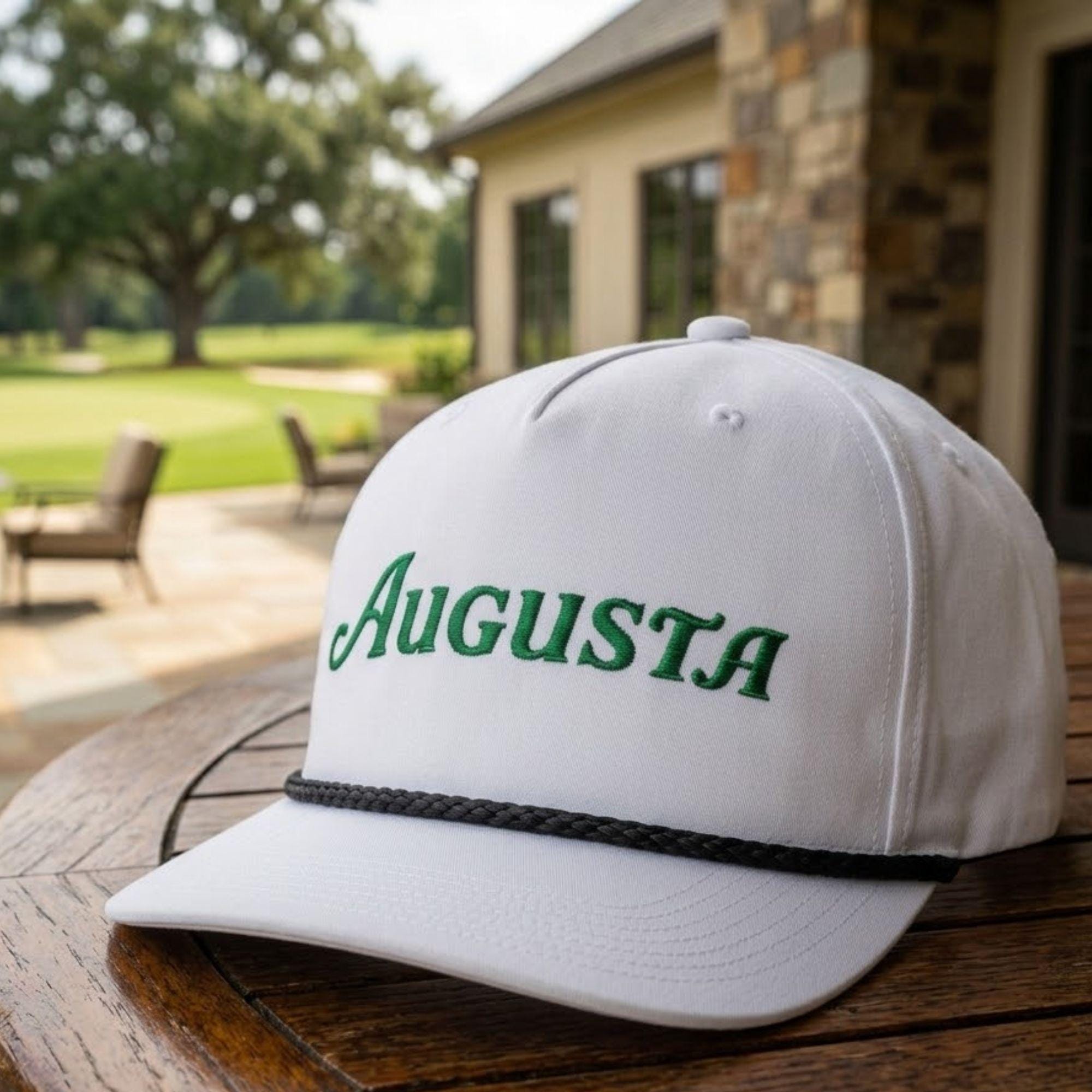 ⛳ Masters Logo Rope Hat – White | Augusta National ⛳ Masters Golf Rope Hat - Etsy main image 2