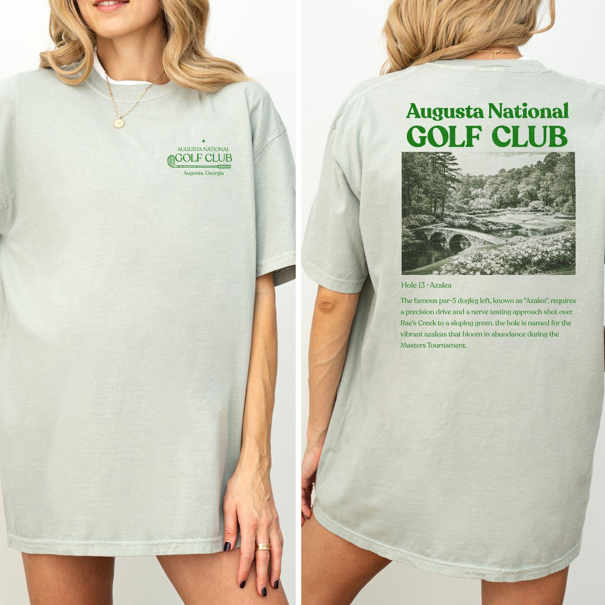 Discover Augusta National Vintage Golf Tee, Retro Hole 13 Azalea Graphic Shirt