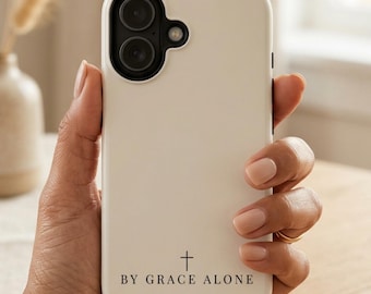 Christian Phone Case iPhone 17 16 15 Samsung Galaxy S25 S24 S23 Google Pixel 9 Christian Gift Quote Phone Cover Jesus Merch