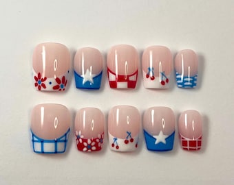 4th of July Limited Edition French Tips