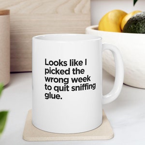 Flugzeug Szene Kaffeetasse, Lustiges Film-Liebhaber Geschenk, 11oz, 15oz, Zitat aus dem Film Flugzeug Sieht aus wie ich ausgesucht habe