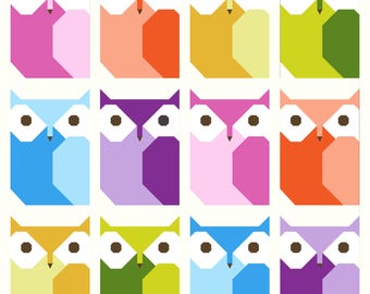 Midnight Owl Quilt Pattern PDF