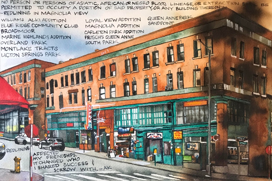 Redlining Created the International District -PRINT - Etsy