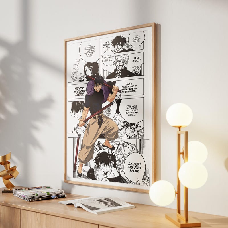 Toji Manga Panel - Etsy