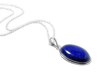 Sterling Silver Lapis Lazuli Pendant