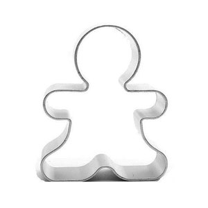 2 1/2 Inch Ginger Bread Man Metal Cookie Cutter