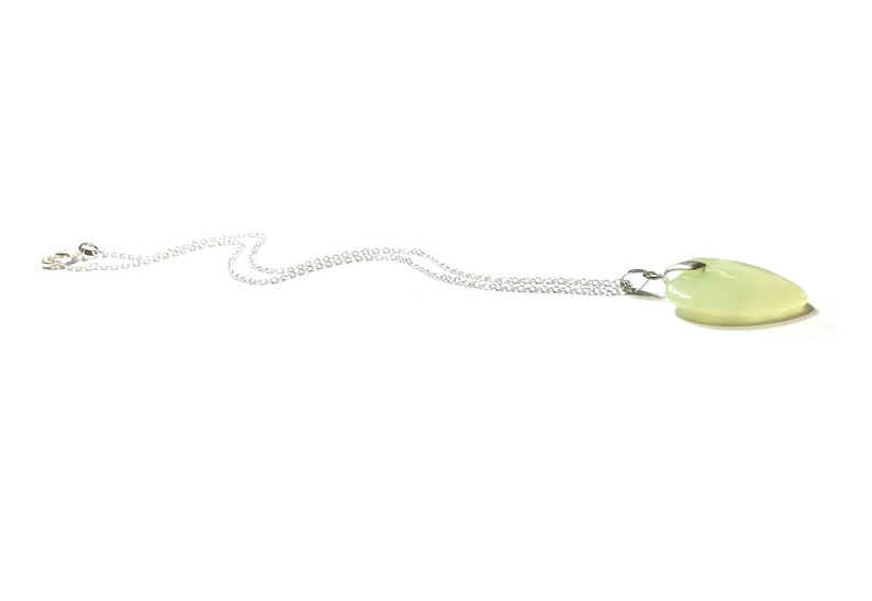 New Jade Heart Pendant Necklace