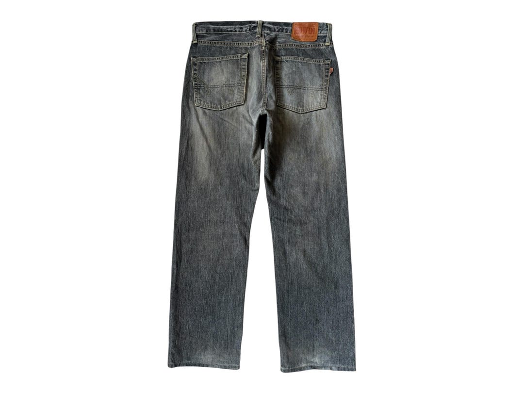 【AAKE】SIDE FOLD WASHING DENIM Vintage Edwin 505ZX Mud Wash Selvedge Denim Distressed Jeans