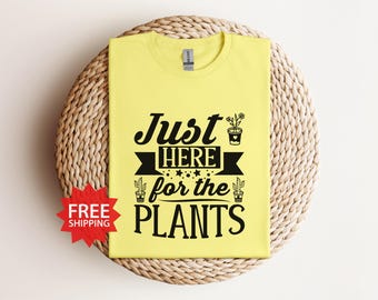 Plant Lover T-Shirt, Unisex Gardening Shirt, Houseplant Apparel