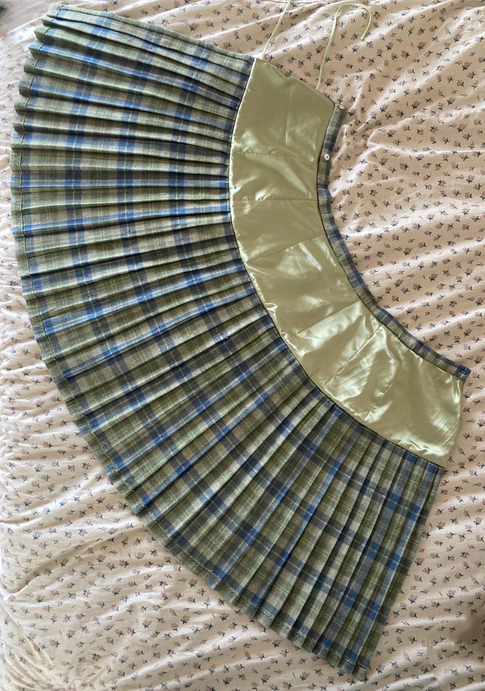 Pleated Wrap Skirt main image 1