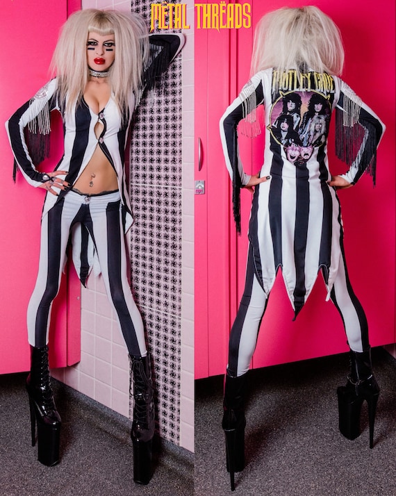 Nikki sixx striped pants on sale