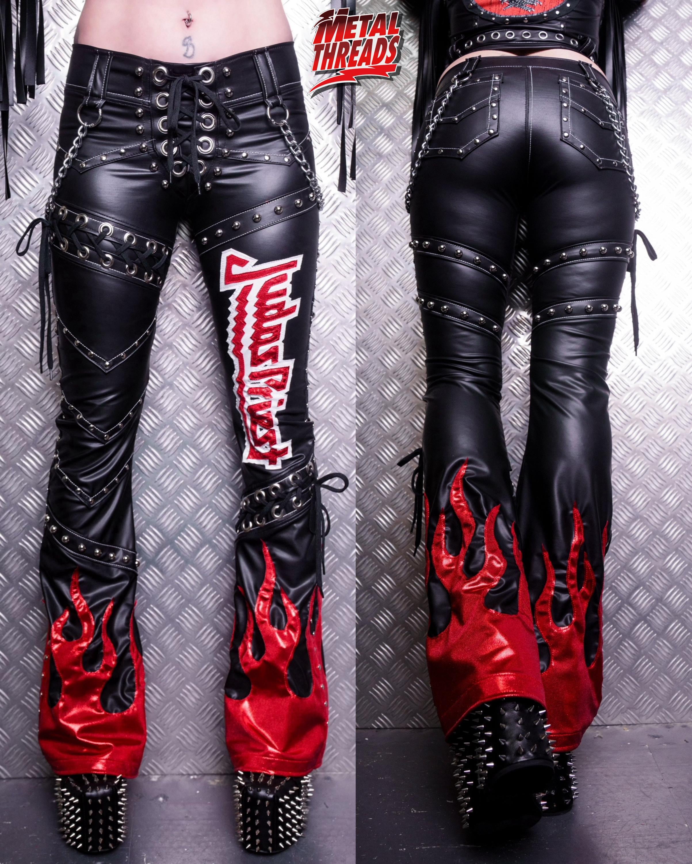 Metal Threads Judas Priest Hot Rockin' Unisex Pants One of a Kind