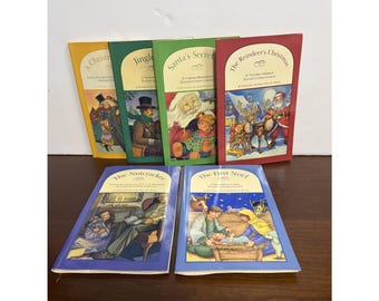 Vintage Christmas Stuffer Pop Up Books Collection  Lot of 6 Dreamhouse 1995