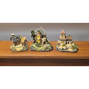 Shudehill Giftware Village Pottery - Portacandele in ceramica, collezione Pretty Garden Floral House, colore: verde acqua