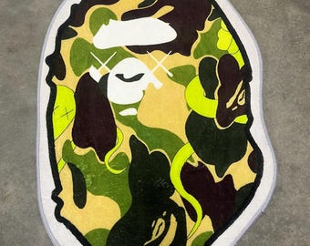 Bape X Kaws Style Rug - Etsy