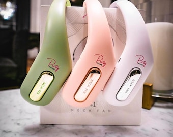 Portable Neck Cooling Fan, Rechargeable, 3-Speed