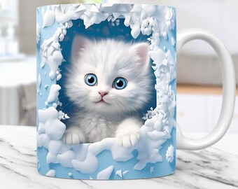 Coffee mug, mug, cup, kitten , 11oz