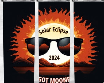 Tumbler, cup , eclipse, total eclipse, 2024, 20 oz