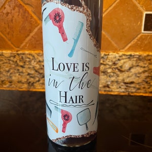 hairdresser tumbler, hair stylist tumbler, tumbler, cup, hairdresser, 20 oz, insulated, lid, box, straw, personalized