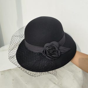 Vintage Black Church Hats - Etsy