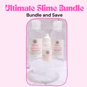 DIY Slime Care & Repair Kit | Slime Activator + Softener + Remover + Storage Pot | Craft Supplies | Slime Accessories UK