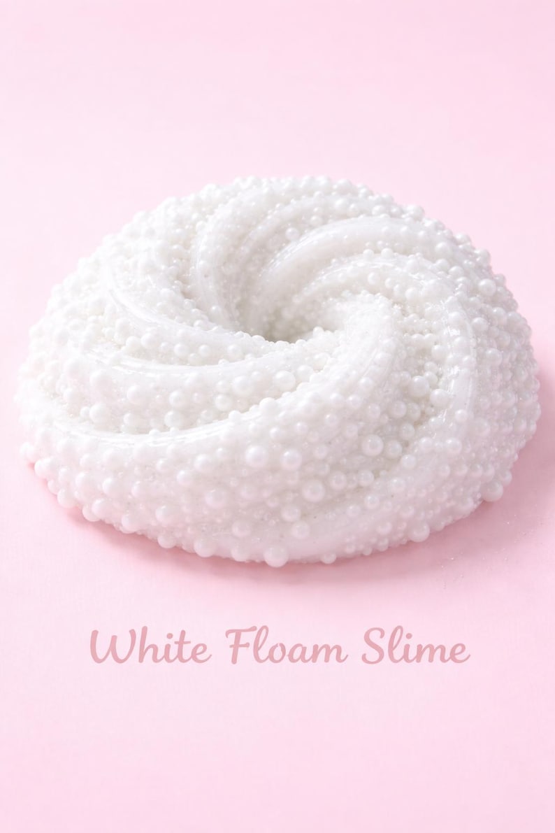 Plain Basic Slime Simple Texture Slime No Colour White Slime No ...