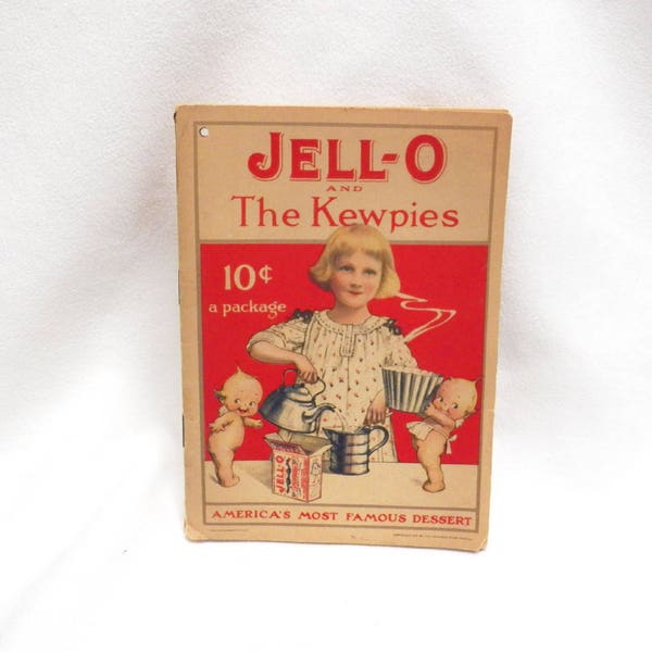 Kewpie Jello  Advertising Recipe Booklet 1915