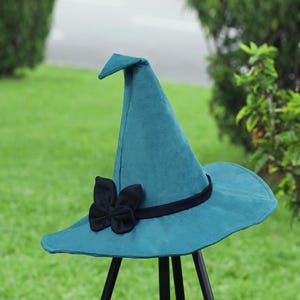 Kapelusz czarownicy z żywopłotu na Halloween, kapelusz czarodzieja lasu, kapelusz cosplay, czapka czarownicy, kapelusz fantasy, cosplay czarodzieja łuku