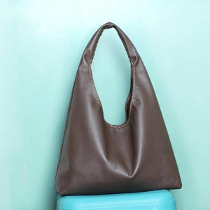 Echtleder Umhängetasche, Arbeitstasche, Frauen-Einkaufstasche, lässige Hobo-Tasche, Reisetasche