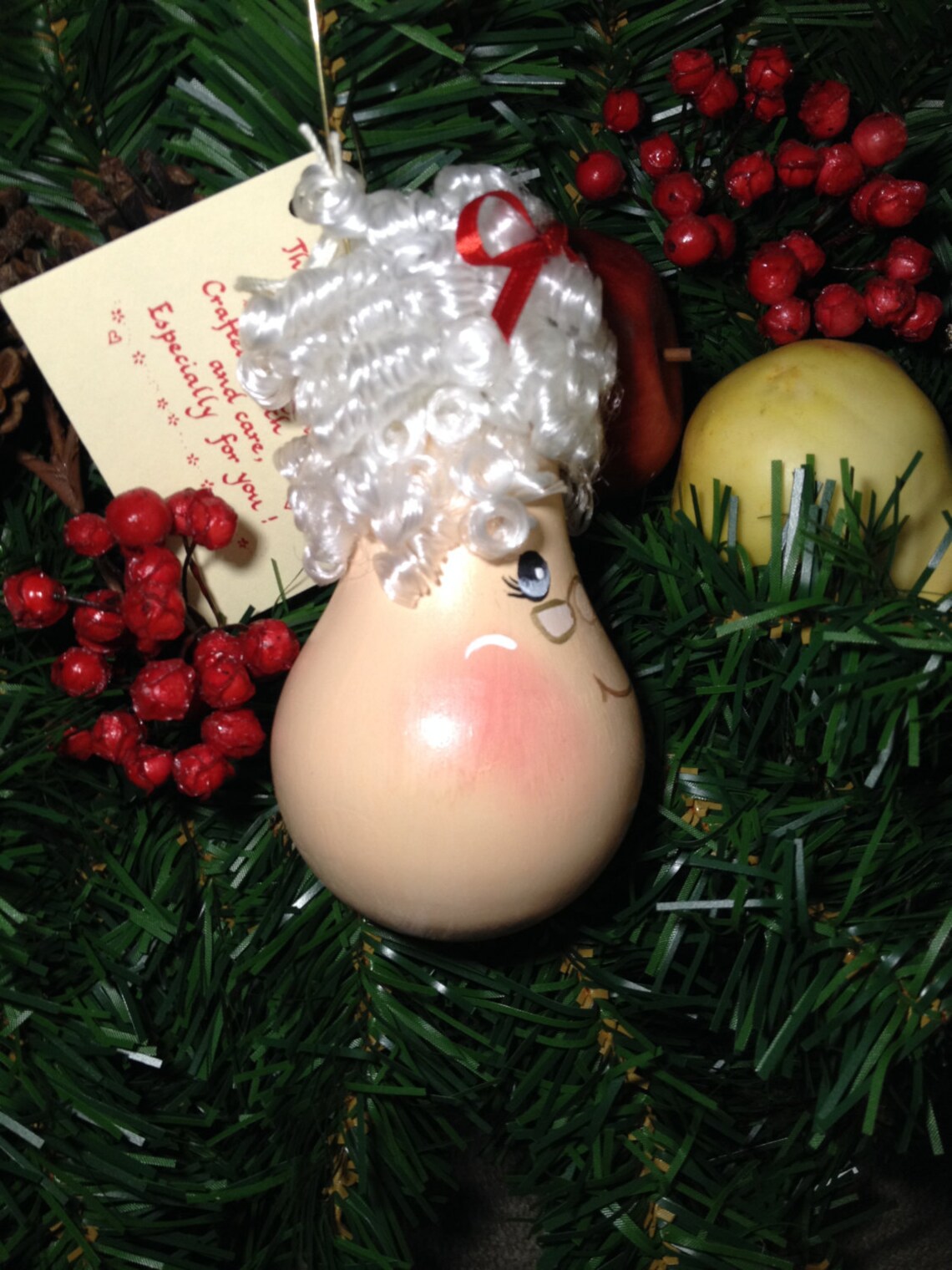 Mrs Claus Christmas Ornament 