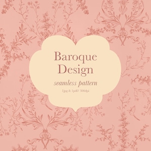 Barockes nahtloses Muster, nahtlose Blumenmuster, Vintage-Muster, Königin Victoria, England-Muster, Vogel, französischer Stil, Renaissance Clipart