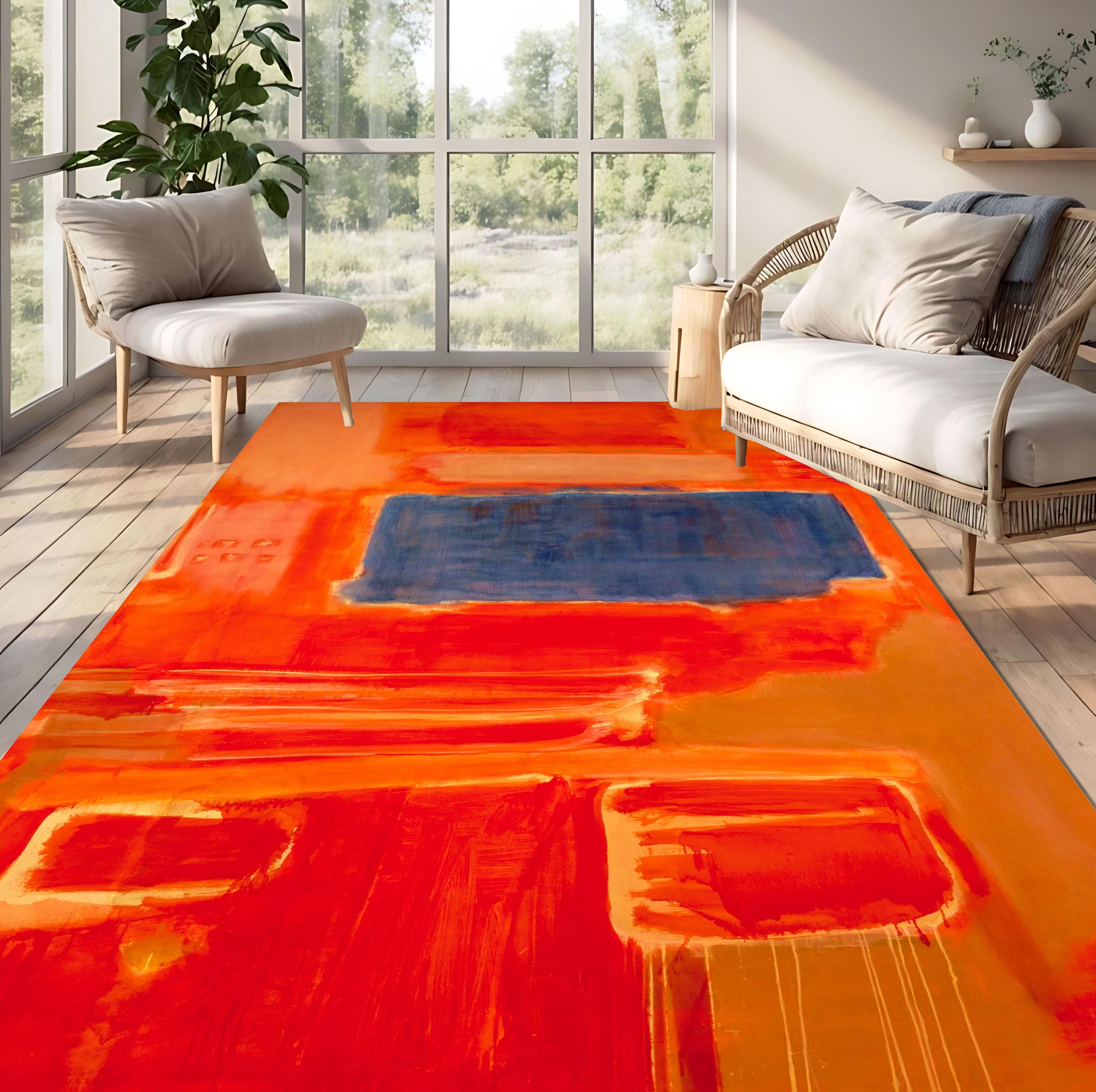 The Art of Mark Rothko, Bamboo Rug, Aesthetic Decor, Abstract Art ...