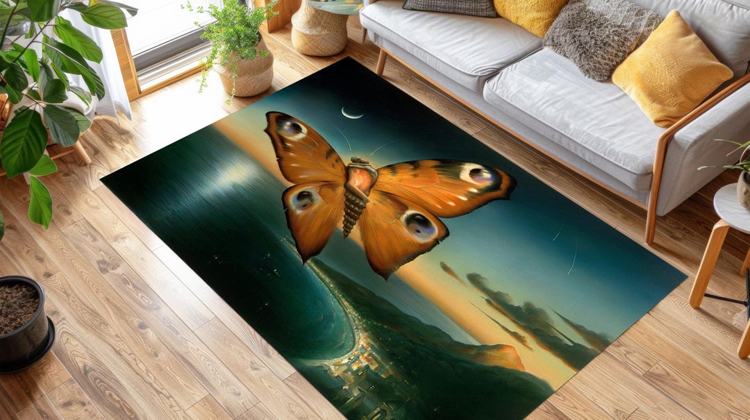 Vladimir Kush Butterfly, Vladimir Kush Rug,surrealism Art,famous ...