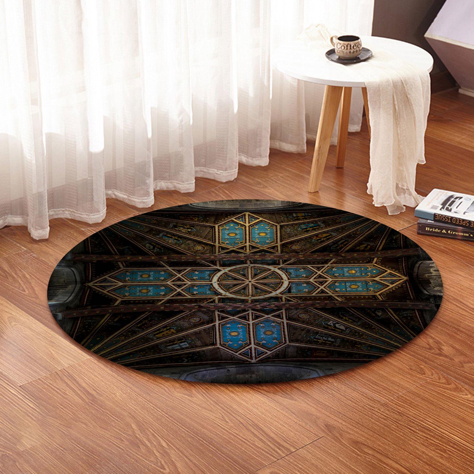 Blue and Brown Cross Digital Wallpaper. Ancient Retro Decor,bamboo Rug ...