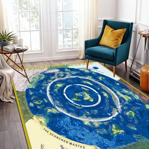 Platte aardekaart, wereld voorbij het ijs, muurkaart grote wereldkaart, halfglanzende canvasposter, kaart, bamboetapijten, kantoortapijt, karpetten