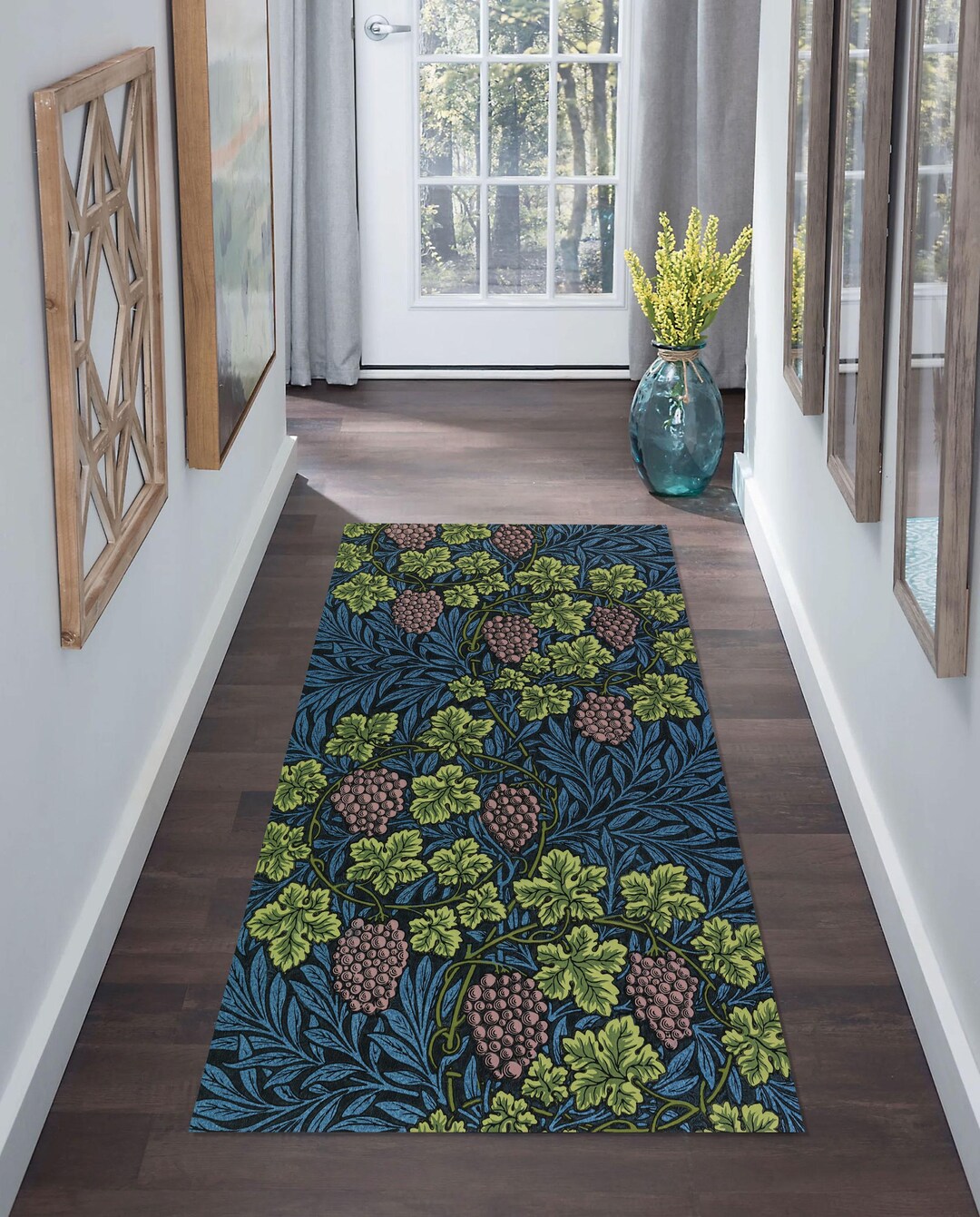 Famous Pattern Rug William Morris's Vine (1874) Famous Pattern. Original From the ...