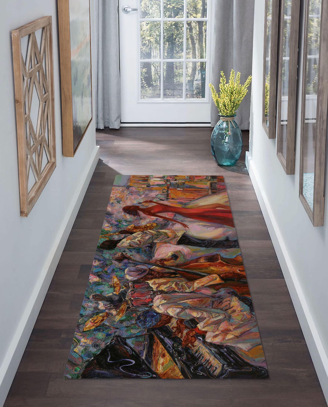 Saxophone Jazz Art,african American Art,anti-slip Jazz Rug,washable ...