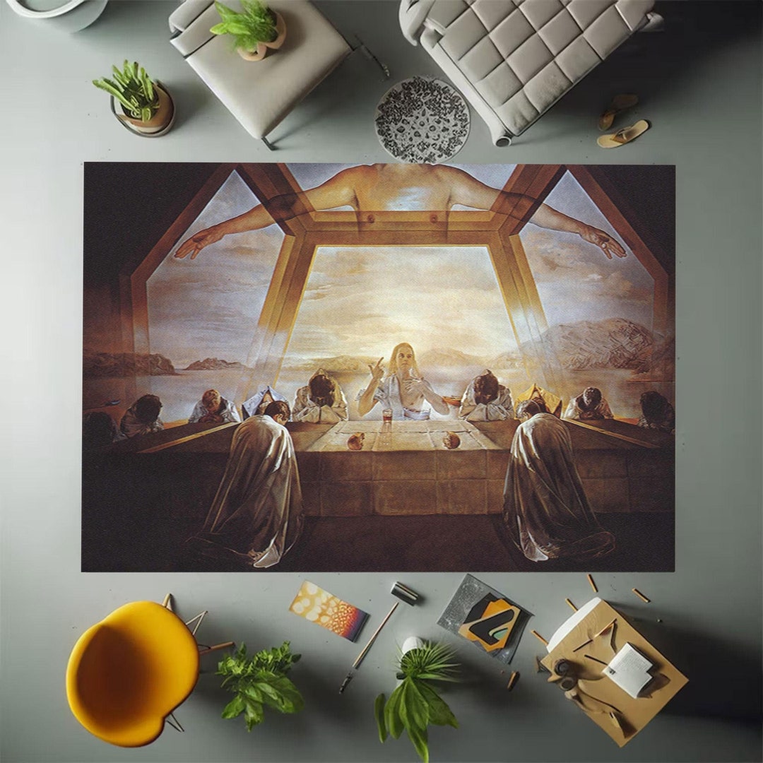 Salvador Dali Last Supper, Salvador Dali Jesus Disciples Print Art ...